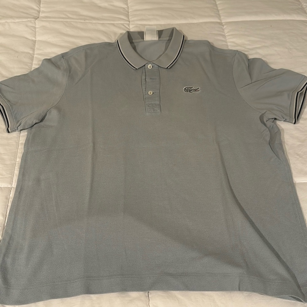 Lacoste polo shirt grey size 7